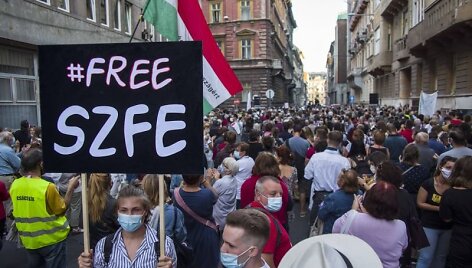Demonstracija Budape&scaron;te
