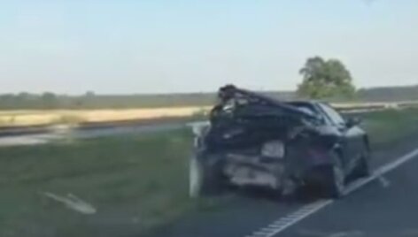 Kraupi avarija Kėdainių rajone