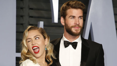 Miley Cyrus ir Liamas Hemsworthas