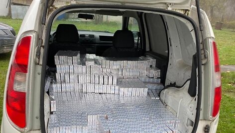 Sulaikyta cigarečių kontrabanda