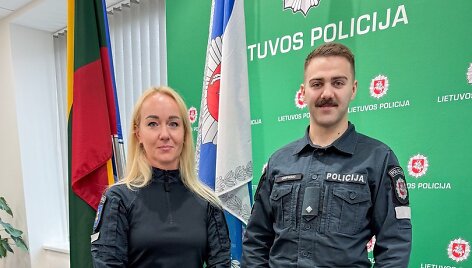 Tyrėja Diana Kov&scaron;evičienė ir tyrėjas Gžegož Gripinski nedelsdami ėmėsi veiksmų.