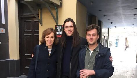 Saulius Baradinskas, Titas Laucius ir Britta Krause Poznanėje