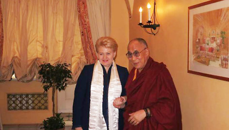 Dalia Grybauskaitė ir Dalai Lama