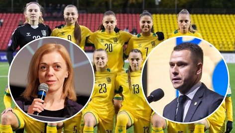 Aistė Zedelytė-Kaminskė, Lietuvos moterų futbolo rinktinė ir Edgaras Stankevičius