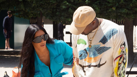 Kim Kardashian ir Kanye Westas
