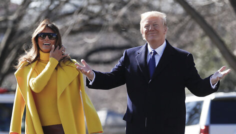 Donaldas Trumpas ir Melania Trump