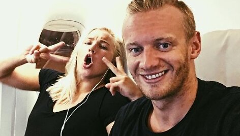 Rūta Meilutytė ir Giedrius Titenis
