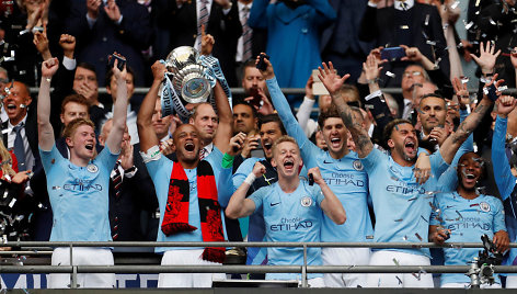 „Manchester City“ iškovojo trečią sezono titulą Anglijoje – FA taurę. 