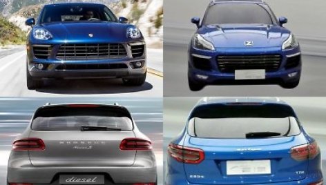 „Zotye SR9“ ar „Porsche Macan“?