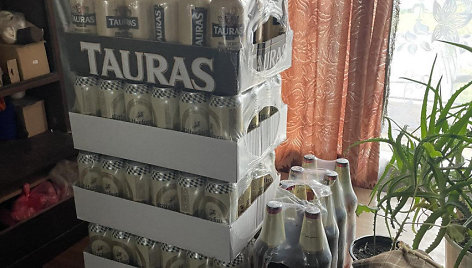 Pas senolę rastas alkoholis