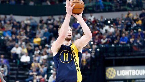 &bdquo;Indiana Pacers&ldquo; ir Domantu Saboniu sutriu&scaron;kino Atlantos klubą