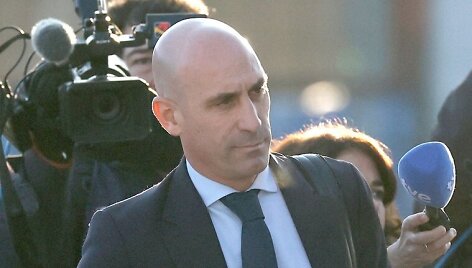 Buvęs Ispanijos futbolo federacijos prezidentas Luisas Rubialesas / OSCAR DEL POZO / AFP