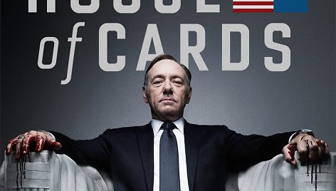 Kevinas Spacey seriale „Kortų namelis“