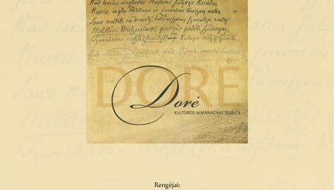 Kur&scaron;ių nerijoje i&scaron;leistas naujas almanachas &bdquo;Dorė&ldquo;