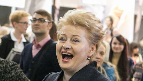 Dalia Grybauskaitė žinių ir i&scaron;silavinimo parodoje &bdquo;Studijos 2014&ldquo;