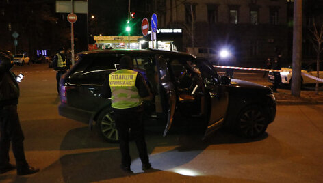 Kijevo centre ap&scaron;audytas tarybos nario automobilis