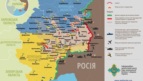Situacija rytų Ukrainoje rugpjūčio 13 d.