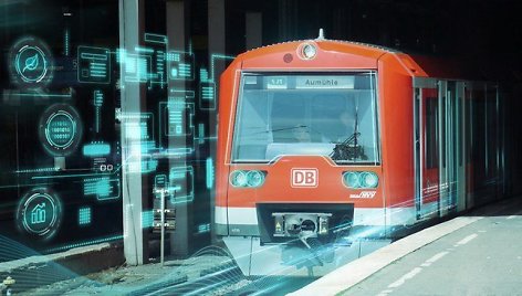 „Siemens“ pristatė vandeniliu varomą traukinį