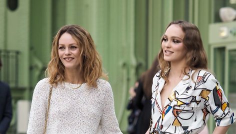 Vanessa Paradis su dukra Lily-Rose Depp 