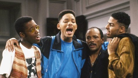 Kadeemas Hardisonas, Willas Smithas ir Quincy Jonesas seriale „The Fresh Prince of Beal-Air“