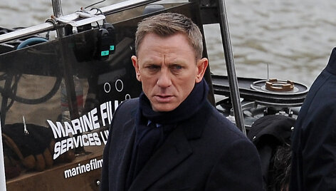 Danielis Craigas juostos &bdquo;Spectre&ldquo; filmavime