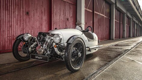 Morhan 3-Wheeler &ndash; vienas įdomiausių &scaron;ių laikų automobilių irgi yra triratis