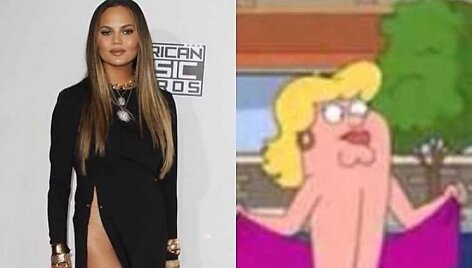 Chrissy Teigen ir kadras i&scaron; &bdquo;&Scaron;eimos bičo&ldquo;
