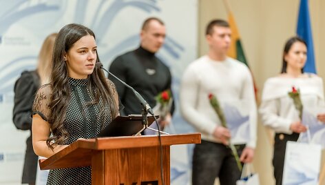 Geriausia Klaipėdos universiteto sportininke tapo irkluotoja Dovilė Rimkutė