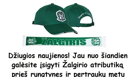 Vilniaus &bdquo;Žalgirio&ldquo; atributika