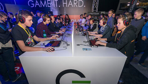 Žaidimų kultūros festivalio Game On akimirka