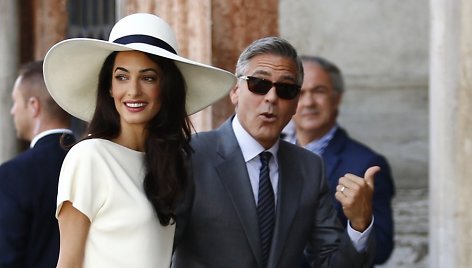 George'as Clooney ir Amal Alamuddin