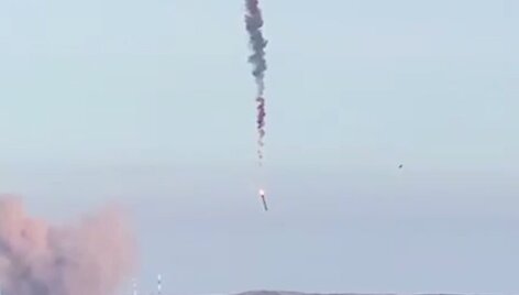 Krentanti Rusijos raketa
