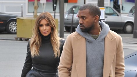 Kim Kardashian ir Kanye Westas