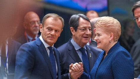 Dalia Grybauskaitė Europos Vadovų Taryboje