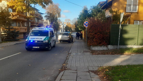 Įvykio vietoje Palangoje