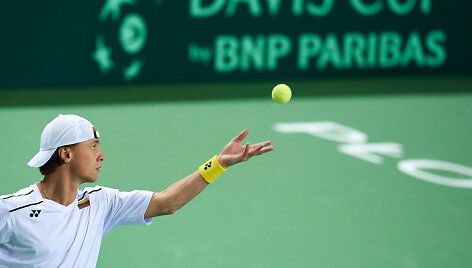 Paduoda Ričardas Berankis