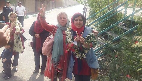 Atena Farghadani paleista į laisvę