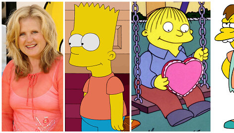 Nancy Cartwright, įgarsinanti Bartą Simpsoną, Nelsoną, Ralfą Bizūną ir kt.