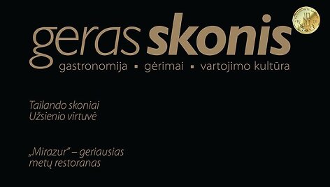 Žurnalo &bdquo;Geras skonis&ldquo; 2019 rudens vir&scaron;elis