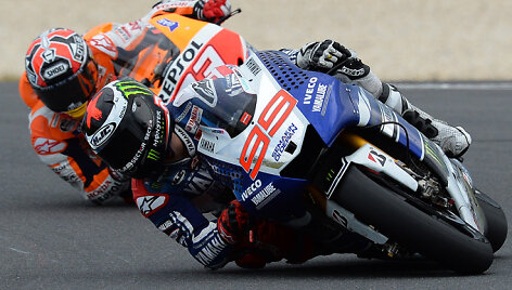 Jorge Lorenzo ir Marco Marquezo