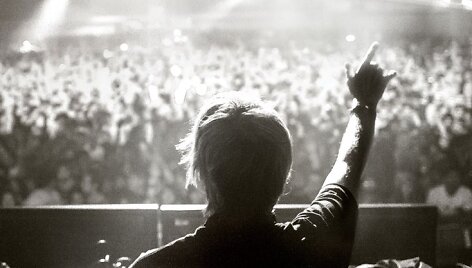 Didžėjų konkurso &bdquo;Burn Residency&ldquo; akimirka