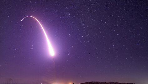 Ankstesnis tarpžemyninės balistinės raketos &bdquo;Minuteman III&ldquo; paleidimas 2019 m.