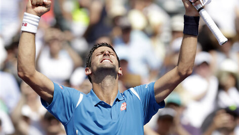 &bdquo;Miami Open&ldquo; pusfinalis: Novakas Džokovičius &ndash; Davidas Goffinas