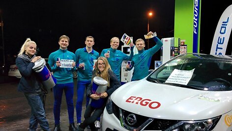 Kelionei aplink Baltijos &scaron;alis pasiruo&scaron;usi komanda
