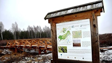 Atidarytas naujas gamtinis &ndash; pažintinis takas Amalvos pelkėje