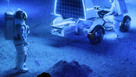 NASA mėnulio tyrimų pristatymas / Jonathan Ernst / REUTERS