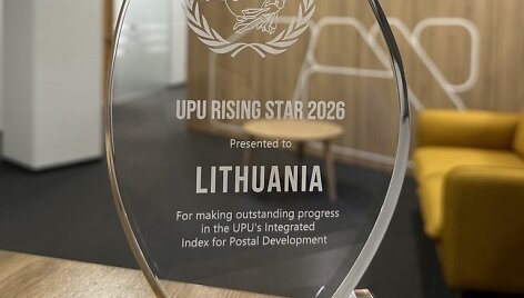 Lietuvos pa&scaron;to transformaciją įvertino pasaulinė pa&scaron;to bendruomenė: skirtas UPU &bdquo;Rising Star&ldquo; apdovanojimas