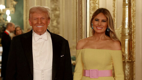 Donaldas Trumpas ir Melania Trump
