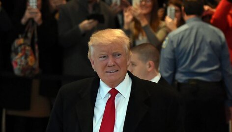 Donaldas Trumpas dienra&scaron;čio &bdquo;The New York Times&ldquo; redakcijoje