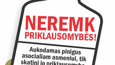 Socialinės akcijos lankstinukas